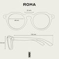 Roma gris (polarizado negro)